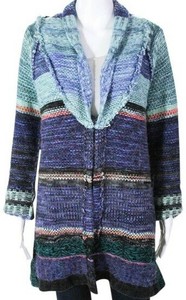 patchwork chunky cardigan