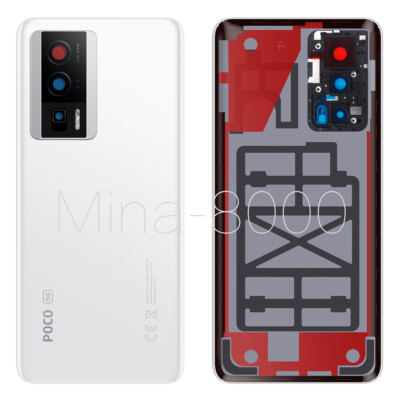 Genuine Back Glass Housing Battery Cover Rear Case Door for Xiaomi POCO F5 Pro