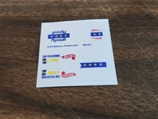 Hot Wheels Redline Snake Funny Car Sticker sheet set