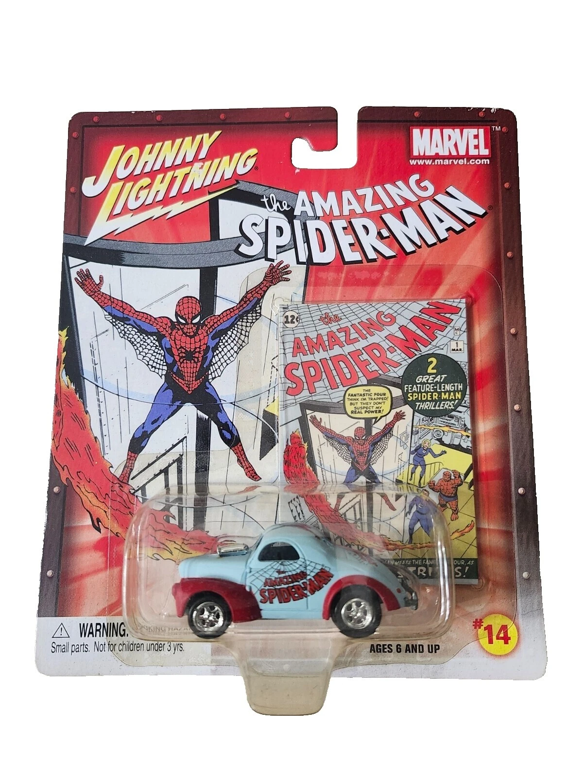 Spider-Man 1:64 escala Diecast coches