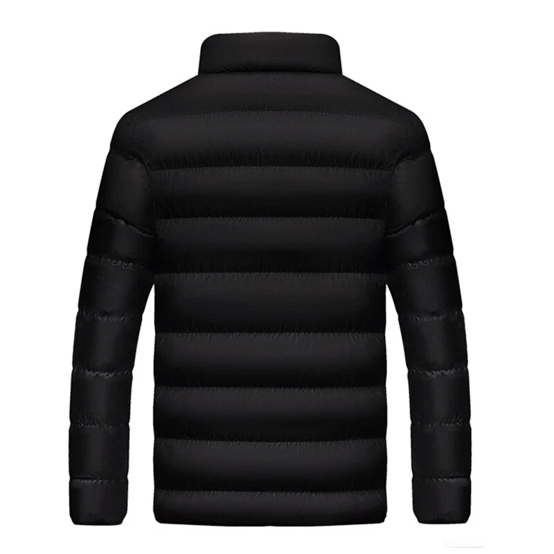 Overcoat Bread Coat Down Jacket Trench Outwear Winter Warm Men Casual Solid  ） - Image 4 of 4