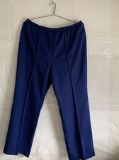 Women  s Straight Leg Pants Elastic Polyester Sz 40 Single Stitch 70  S VTG