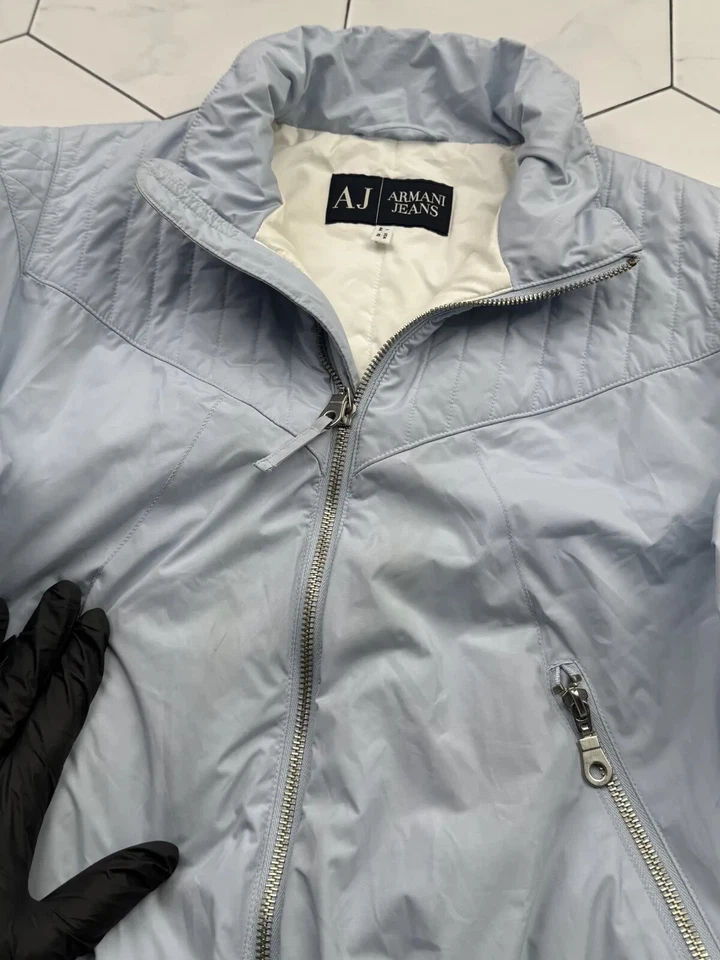 Armani Jeans Vintage Cropped Jacket Men’s Size S - Image 4 of 4