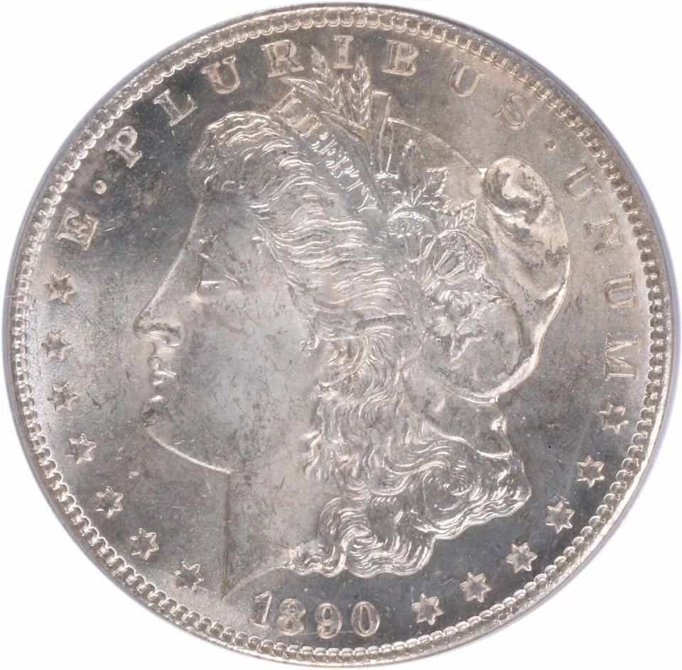 1890-CC Morgan Silver Dollar MS64 PCGS (CAC) - Image 3 of 4