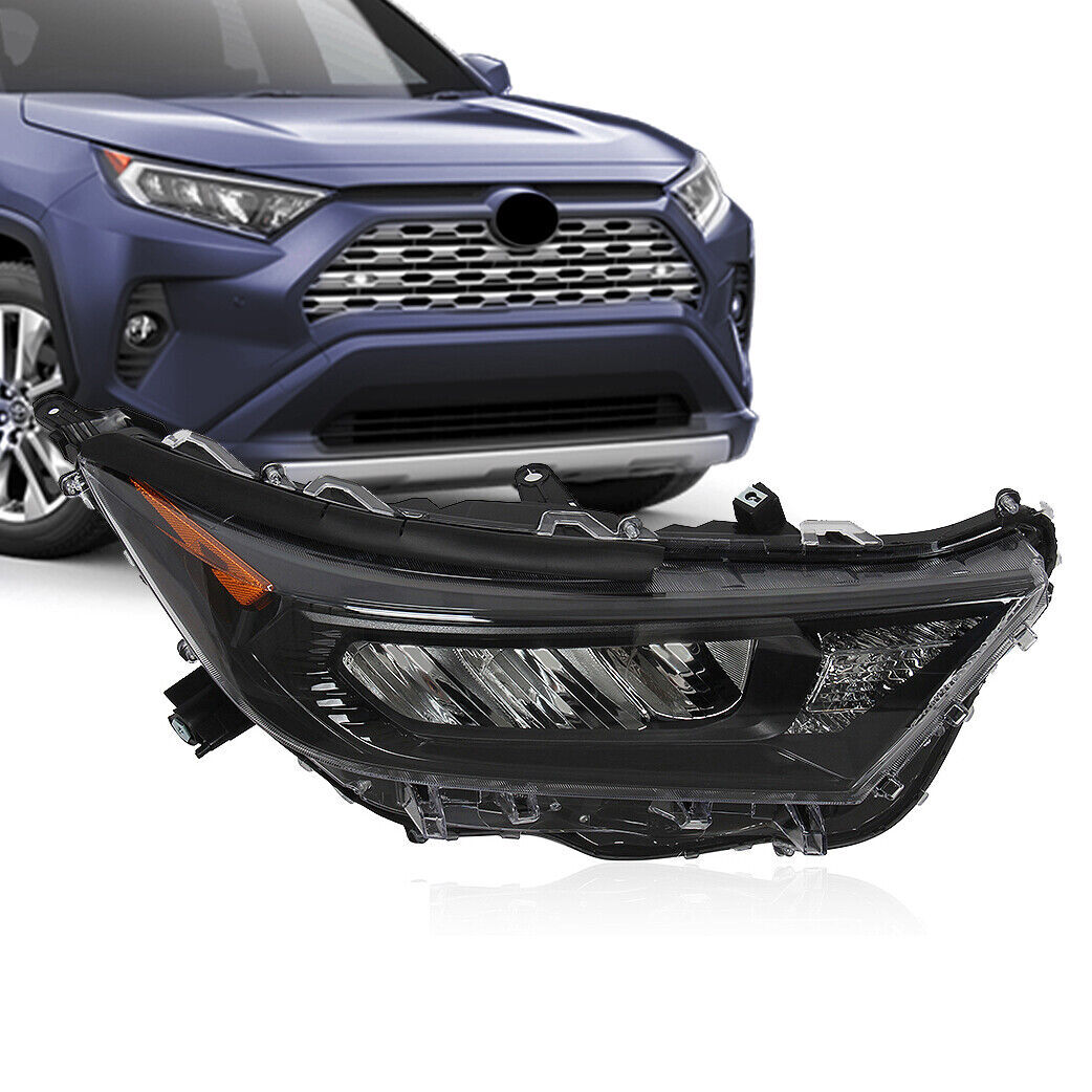For 19-2021 Toyota RAV4 LE XLE LED Headlight Replacement Black