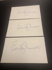 (Lot of 3) Elliott Maddox New York Yankees Signed Index 3x5 Autographed Card C