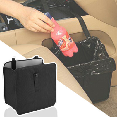 #ad Waterproof Car Truck Trash Can Garbage Litter Bin Bag Seat Organizer Accessories $9.11