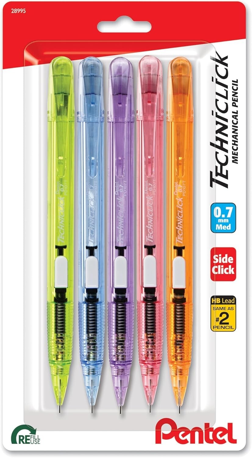 &ndash; Pack Of 5, Side-click Lead Advance