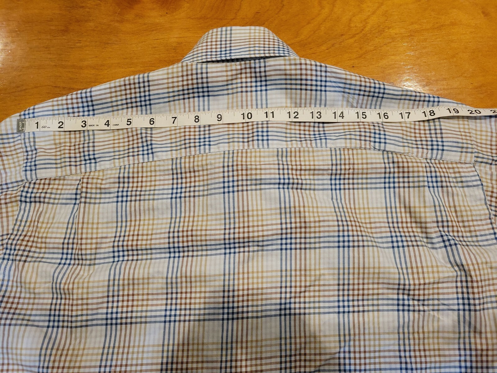 Robert Talbott Multicolor Grid Pattern Long Sleev… - image 6