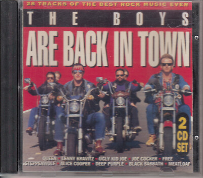 THE BOYS ARE BACK IN TOWN CD DISC 1 ONLY QUEEN, KINKS, STEPPENWOLF, UGLY KID JOE
