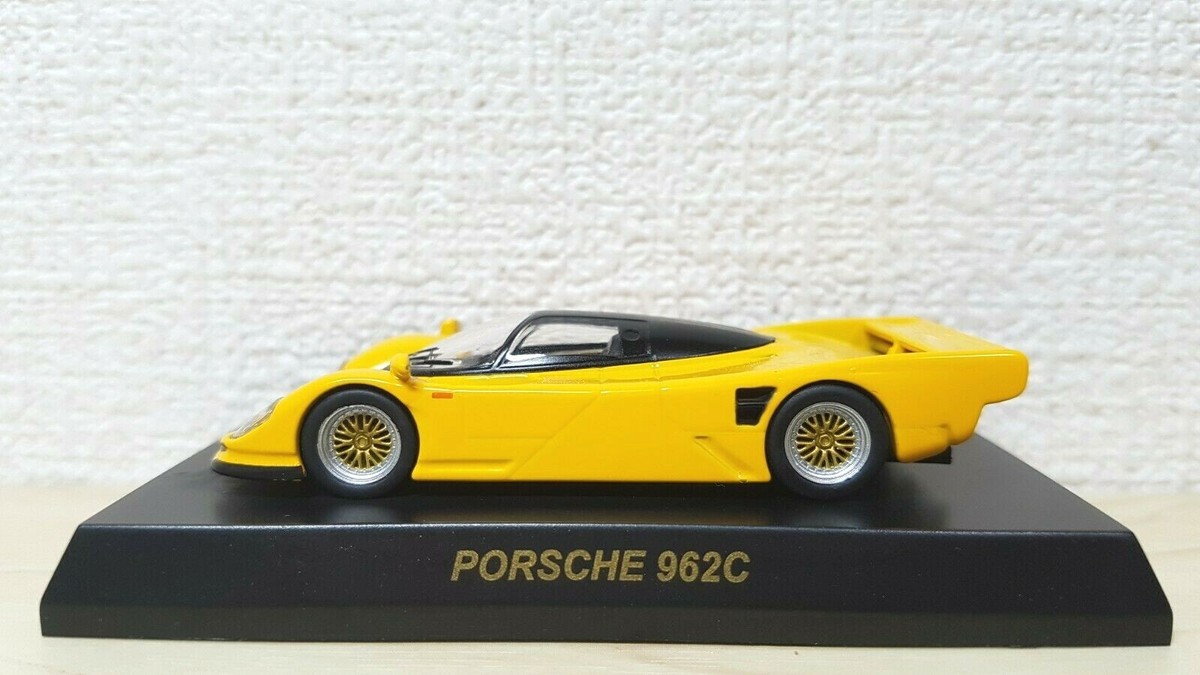 1/64 Kyosho PORSCHE 962C YELLOW diecast car model | eBay