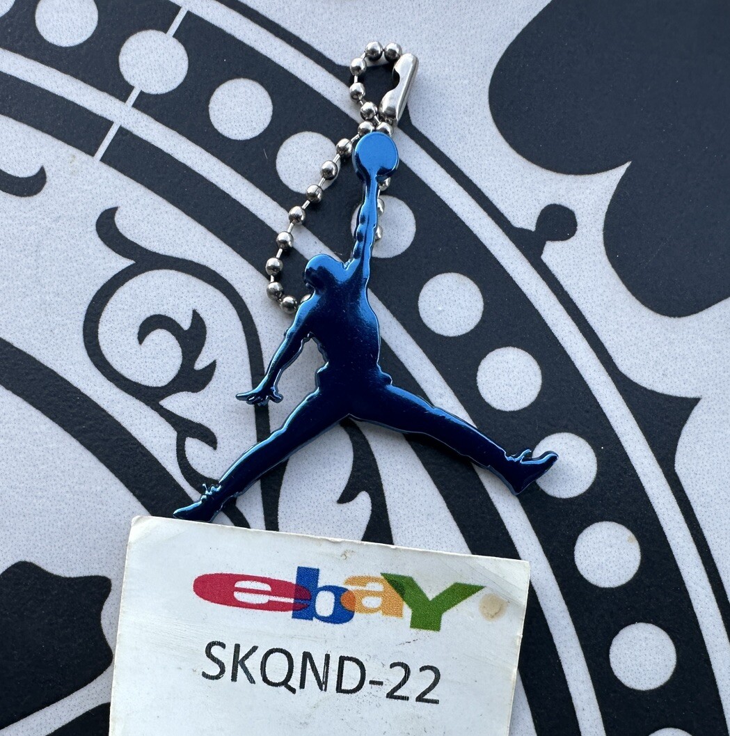 Metal Blue Nike Air Jordan Keychain / Hangtag Free Shipping | eBay