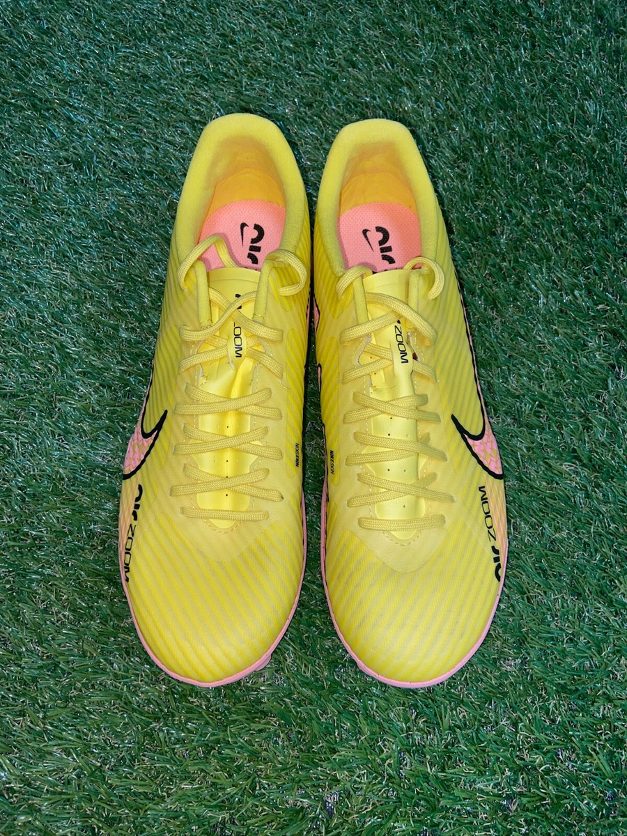 Nike Mercurial Air Zoom Vapor 15 Academy TF Cleats Yellow Men Size