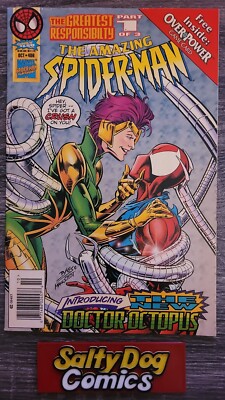 Spider-Man #406 - Key 1st Female Dr Octopus - Newsstand Variant - Spider-Verse 