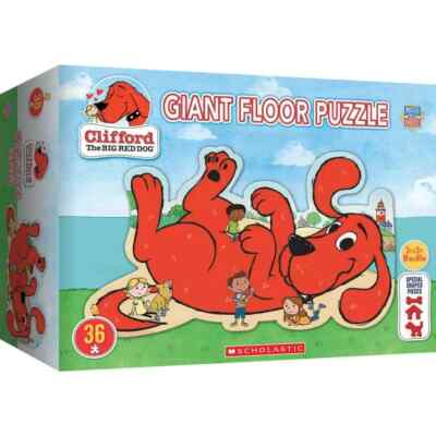 CLIFFORD THE BIG RED DOG GIANT FLOOR PUZZLE 36 PIECES KIDS GIFT