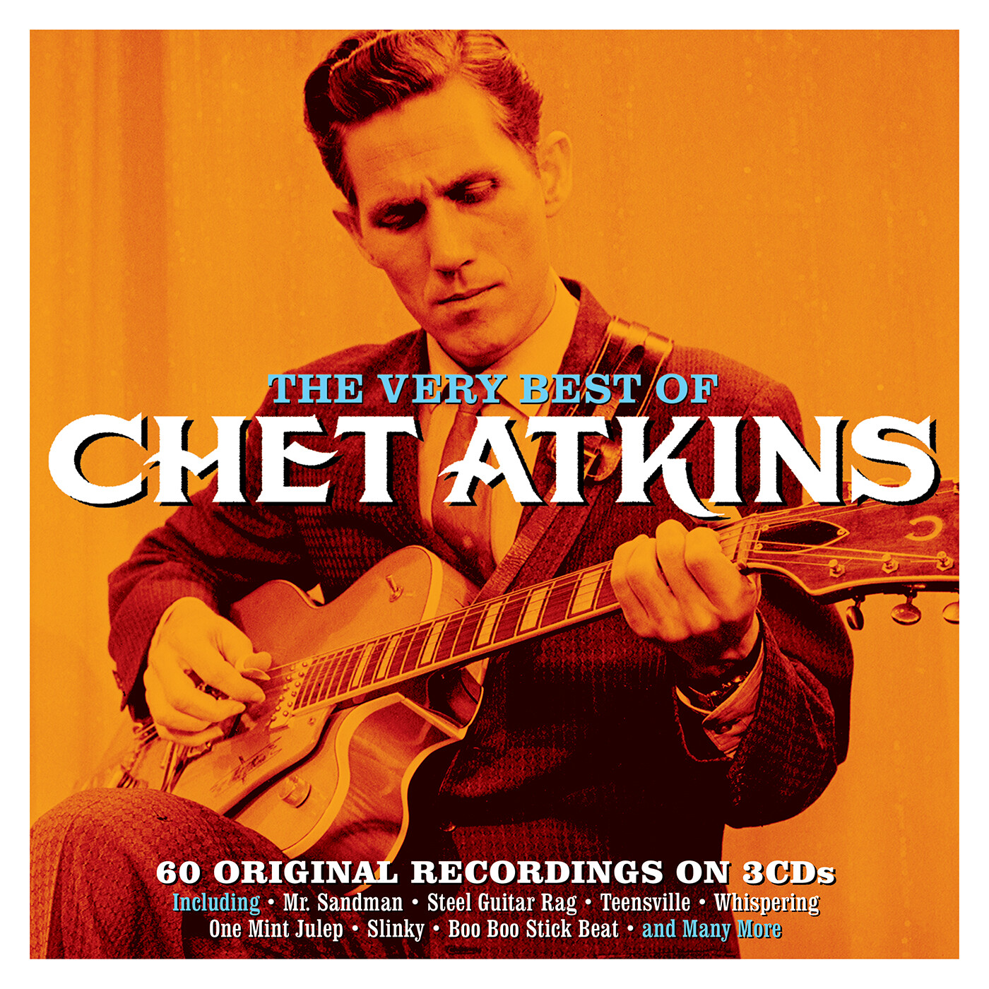 Chet Atkins Very Best Of 3-CD NEW SEALED Country Mr. Sandman/Steel Guitar Rag+