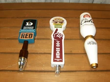 Lot of 3 Beer Tap Handles Two Roads, Davidson Brothers & Stalla Artois