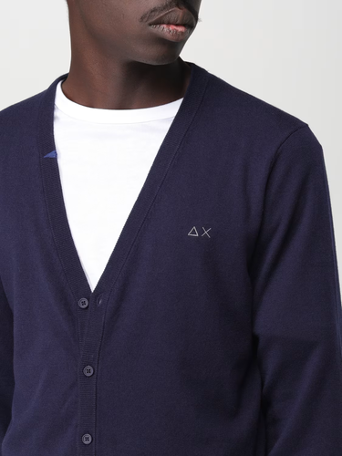 CÁRDIGAN SUN 68 HOMBRE SOL 68 AZUL MARINO TALLA L - Imagen 5 de 5
