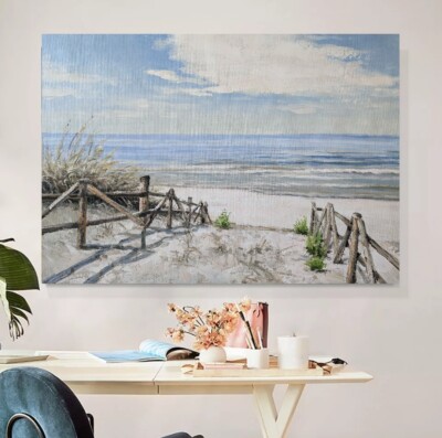 Meer, Strand,Acrylgemälde,Seelandschaft, Original, Handgemalt, Modern