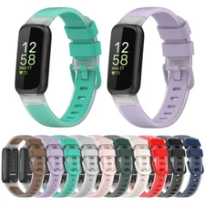 Replacement Strap Clear Sport Silicone Soft Watch Band For Fitbit Inspire 3