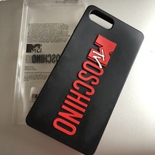 MTV Moschino X H&M Custodia iPhone Gomma Nera 6+ 7+ 8+