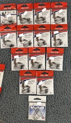 Eagle Claw Weedless Hooks mixed Lot Lot #57