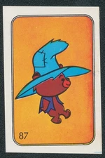 1984 SHAG RUGG ATOM ANT HANNA BARBERA REYAUCA VENEZUELA CARD #87