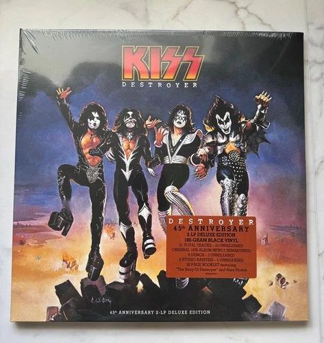 Kiss Destroyer 45th Anniversary 2-LP Deluxe Edition 180-Gram Vinyl 21 Tracks