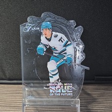 Upper Deck 2025-26 Flair Hockey Michael Misa Wave of the Future WF-14 Sharks