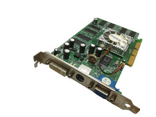 WINFAST A340 GeFORCE FX 5200 TDH 128MB AGP GRAFIKKARTE DVI VGA TV-OUT #GK13221