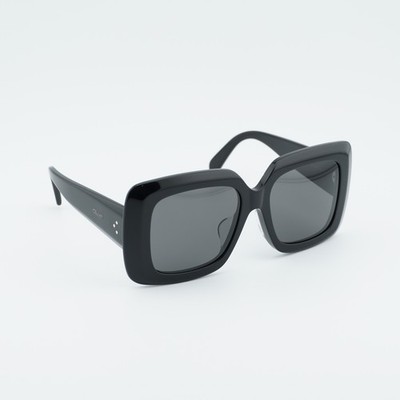 Celine CL40263F 01A Shiny Black/Smoke 54-17-135 Sunglasses 