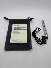 New Sony ECM-CZ10 Electret Condenser Uni-Directional Microphone Clip-on/Tabletop