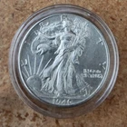 1940 p high grade (AU/BU) silver Walking liberty half dollar in acrylic capsule