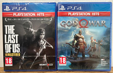 LOT THE LAST OF US REMASTERED + GOD OF WAR - PS4 - PS5 - PAL FR - NEUFS