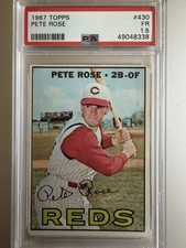 1967 Topps #430 Pete Rose Cincinnati Reds PSA 1.5 *fair 