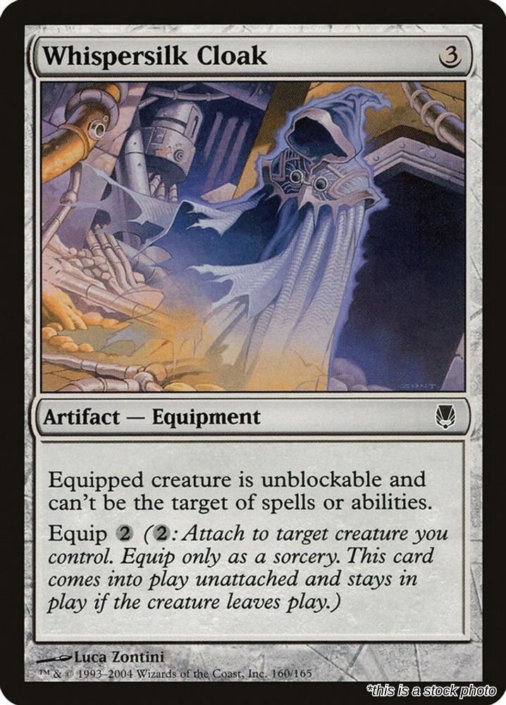 Whispersilk Cloak Darksteel [DST - 160] Magic Common LP