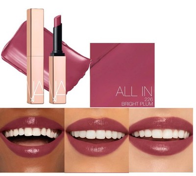 NARS 226 ALL IN Afterglow Sensual Shine Lipstick 0.05 OZ NIB 