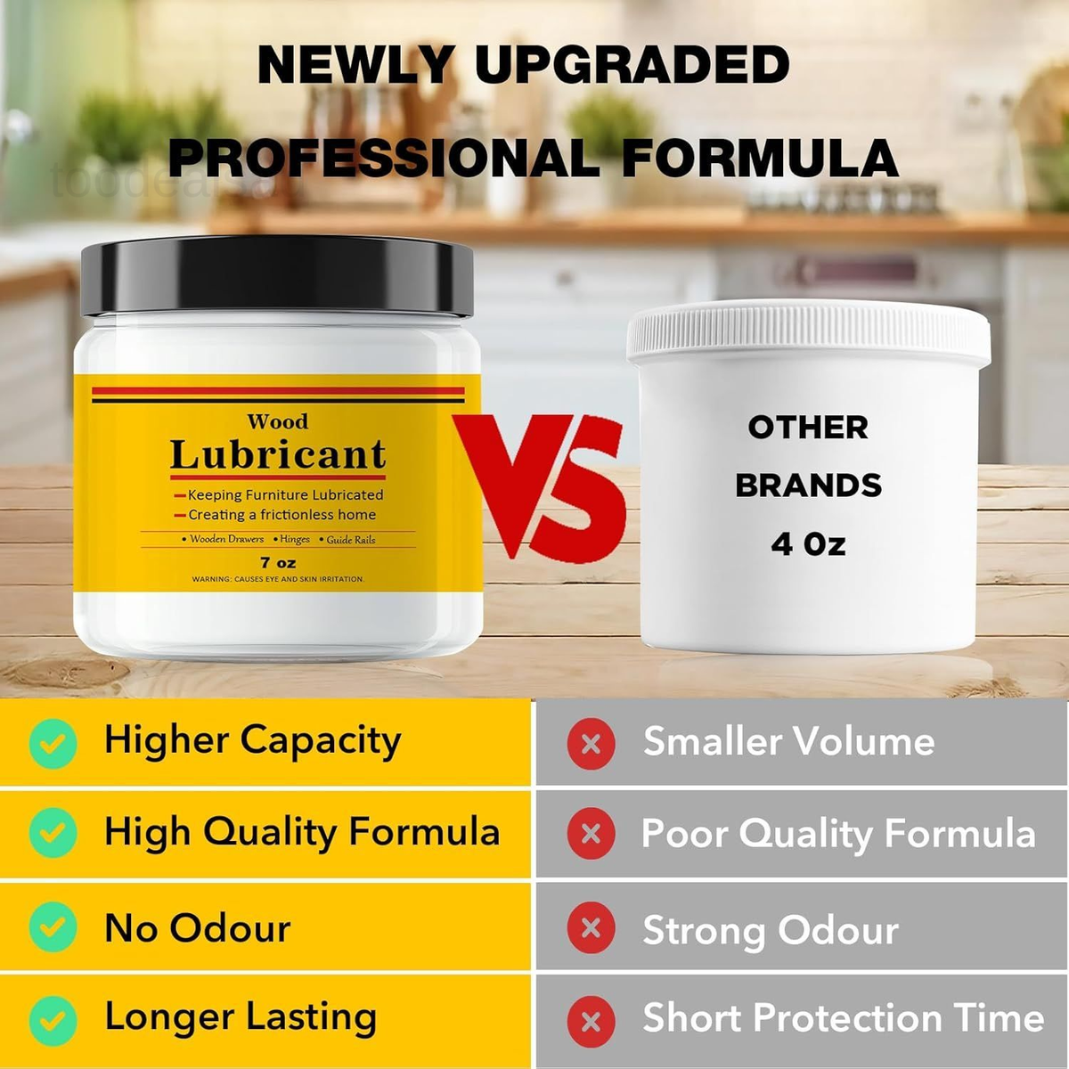 Upgrade Wood Lubricant & Wood Wax for Drawers, Doors, Hinges -  Multi-Purpose.. | eBay