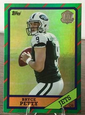 Bryce Petty 2015 Topps Chrome 60th Anniversary Relics Red Refractors #T60RBPE