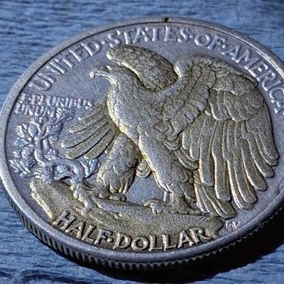 Walking Liberty Gold Leafed t Half Dollar