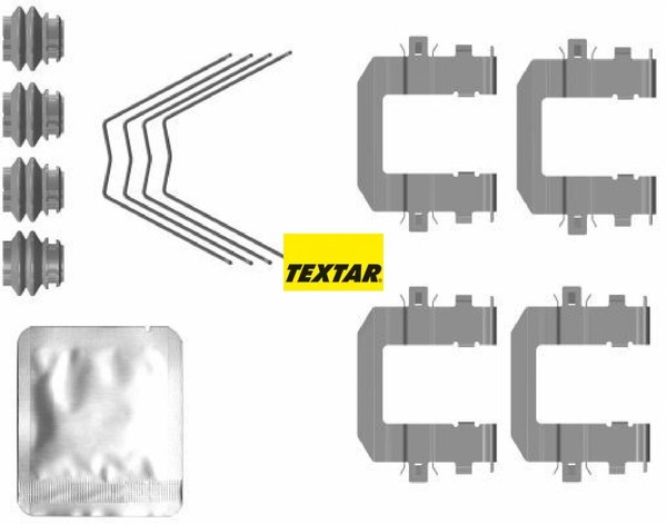Textar 82558200 ZubehöRsatz FüR Scheibenbremsbelag ZubehöRsatz FüR Hyundai-image