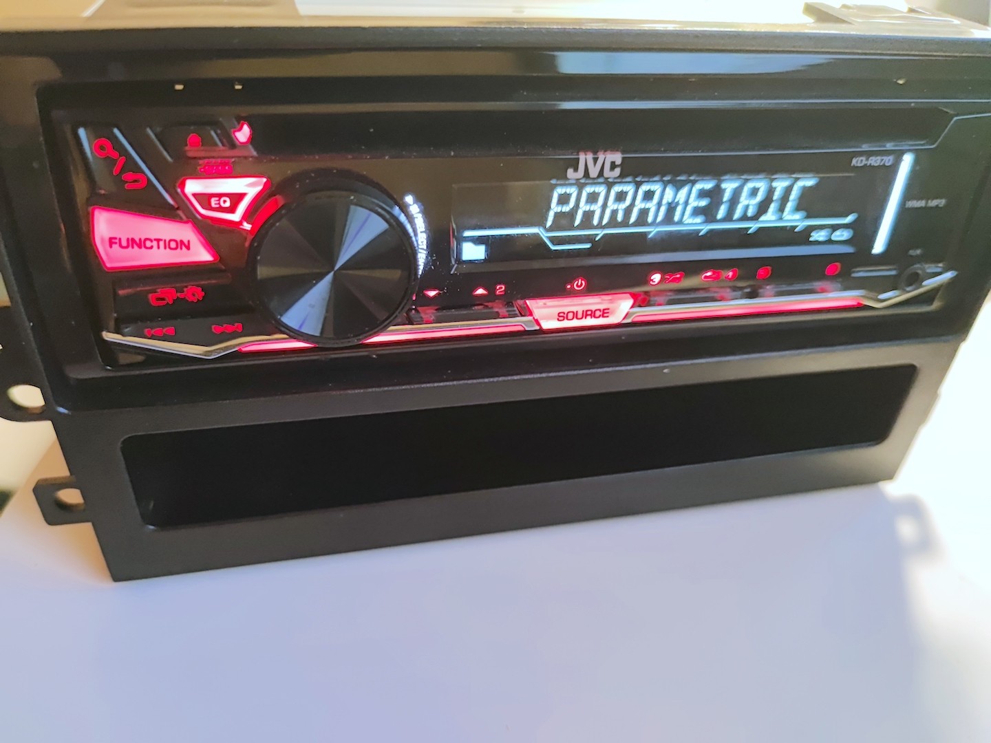 JVC KD-R370 Car Stereo Radio CD MP3 WMA AUX 3.5mm +Extender 