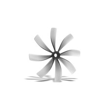 2 Pairs HQProp 76MMX8 Ducted Propeller Quiet Propeller 76MM 8-Blade Propeller