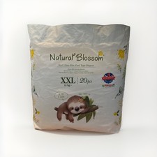 Natural Blossom Pull-On Baby Diapers  Ultra-Slim Hypoallergenic, Super Soft XXL