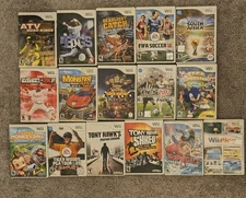 But 2 get 1 FREE!  Nintendo Wii games, Lots to choose from. Racing and Sports.