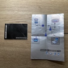 Gameboy Advance SP Instruction Booklet And Other Insert / Manual Only. Nintendo