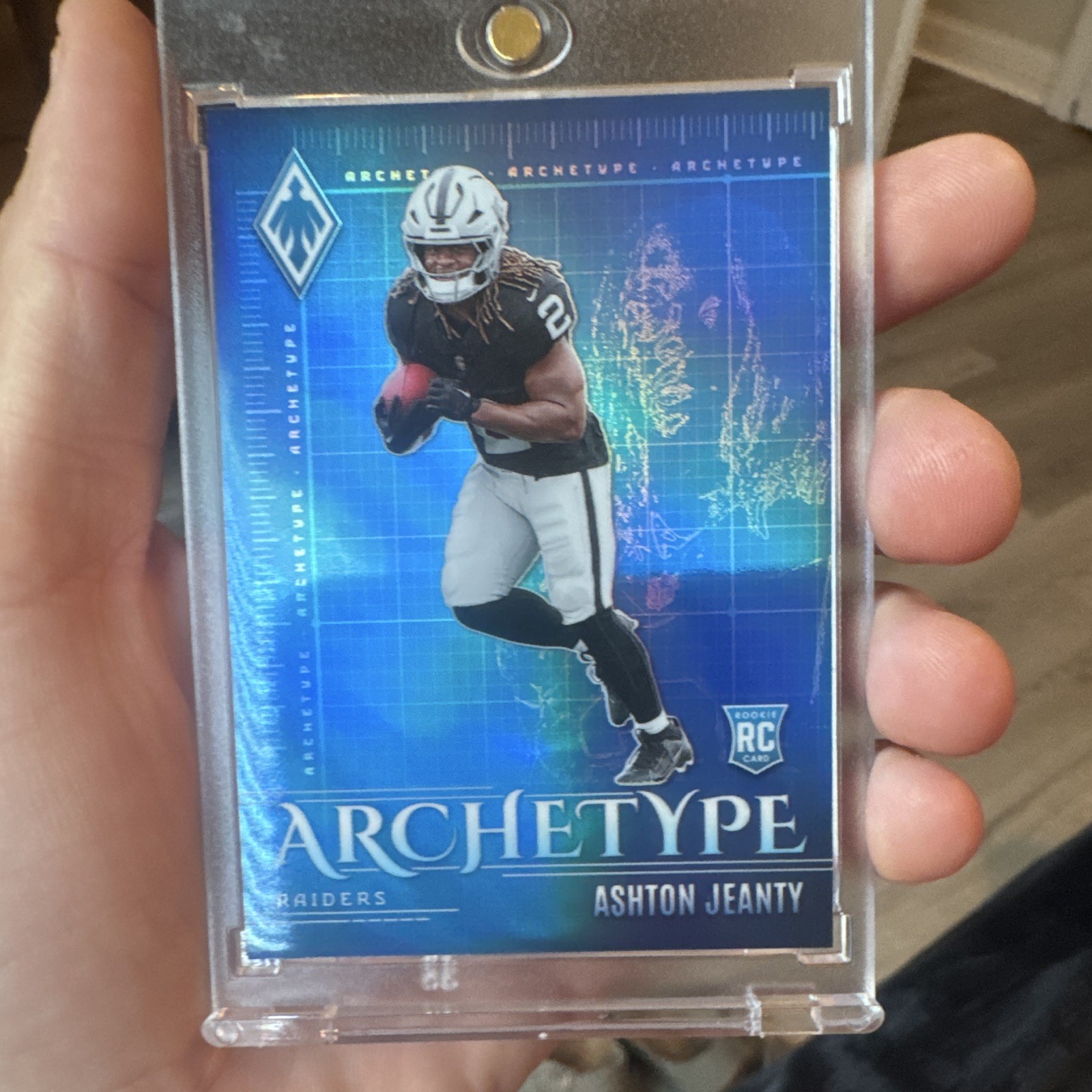 Panini 2025 Phoenix Ashton Jeanty Las Vegas Raiders #10 Archetype RC Insert