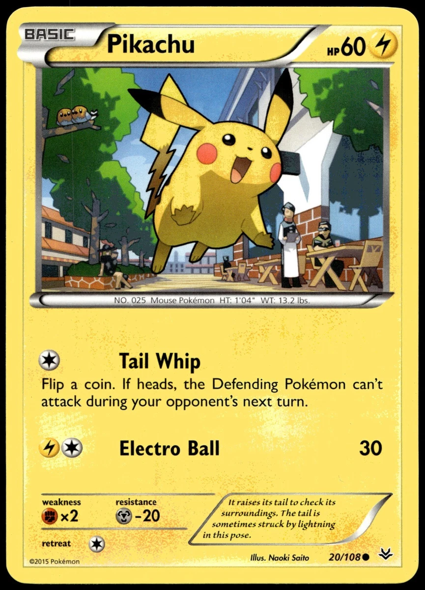 Pikachu Pokémon TCG Roaring Skies Individual Collectible Card Game