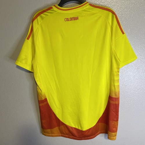 Kolumbien Herren Gr. L 2024 Adidas Home Fußball Shirt Fußball Trikot Aeroready Slim - Bild 9 von 14