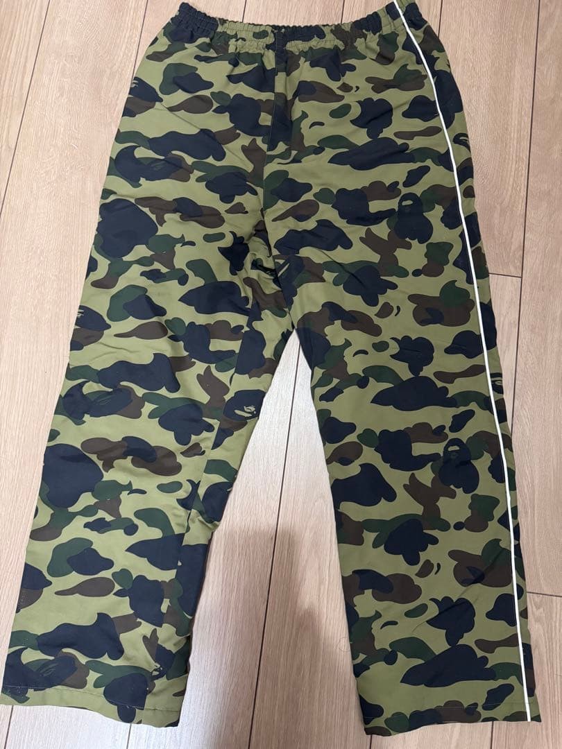 Unused A BATHING APE Polyester Camouflage Patterned Pants Green M BA0226182 thumbnail 2